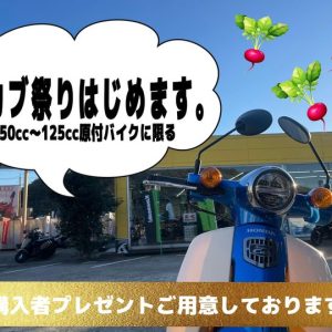 ★カブ祭りはじめます。★